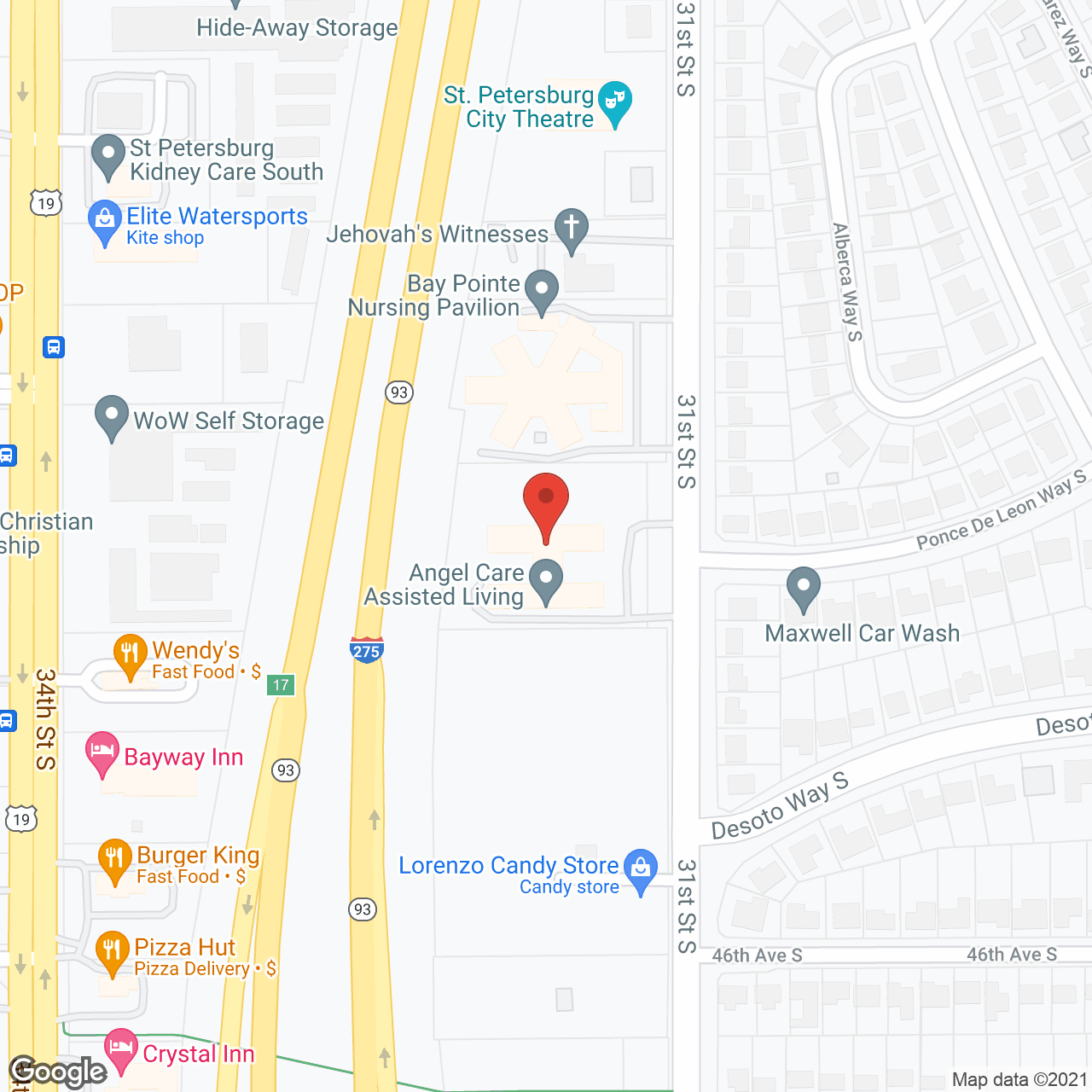 Angel Care Assisted Living in google map