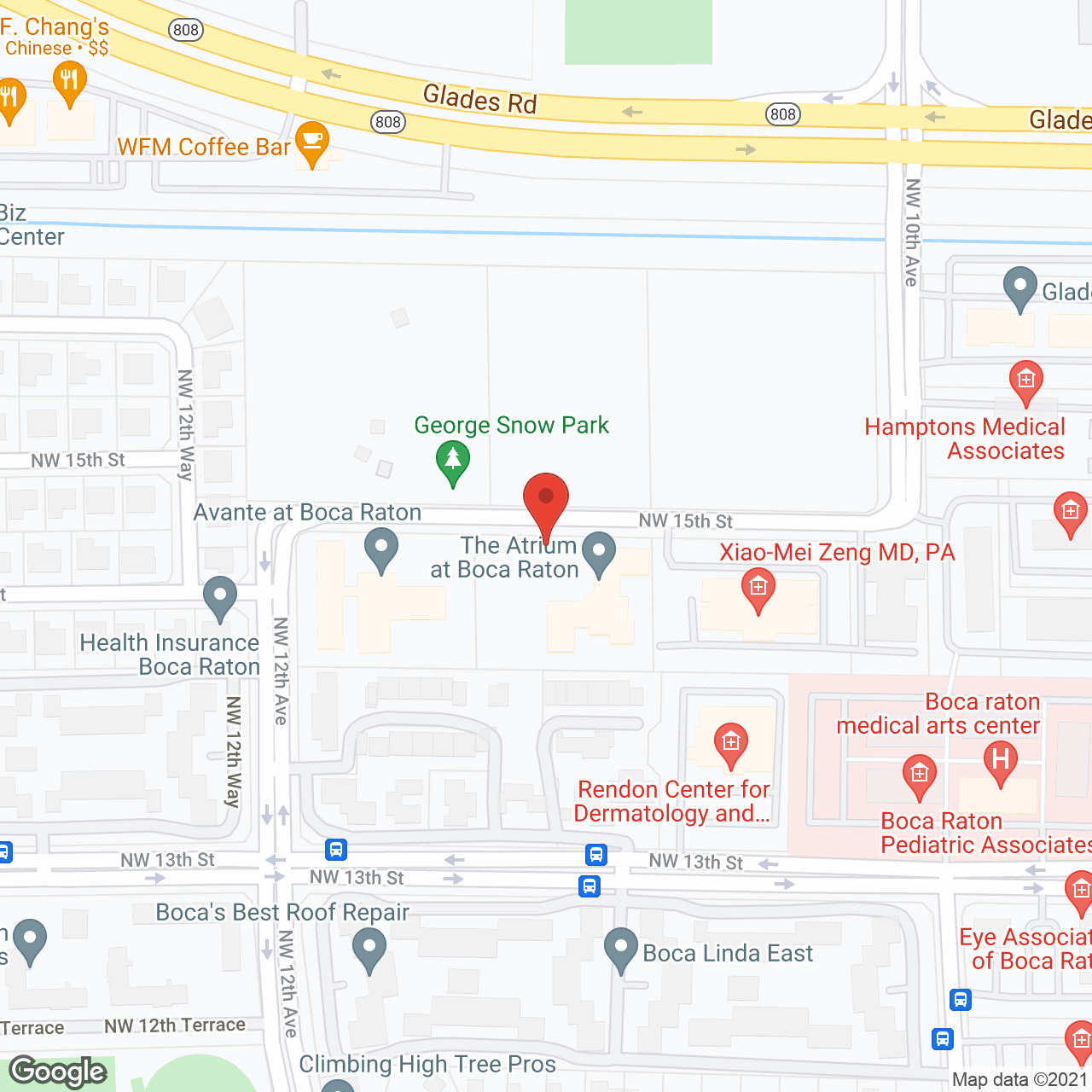 The Atrium at Boca Raton in google map
