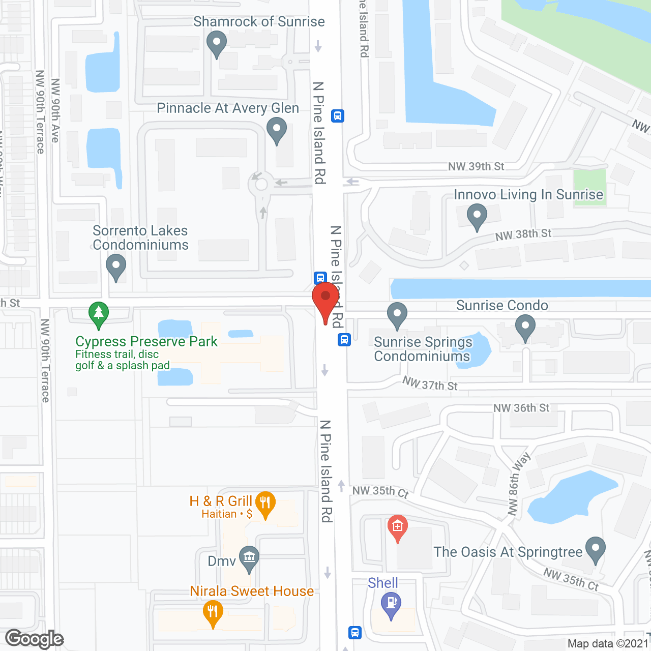 Colony Club ALF in google map
