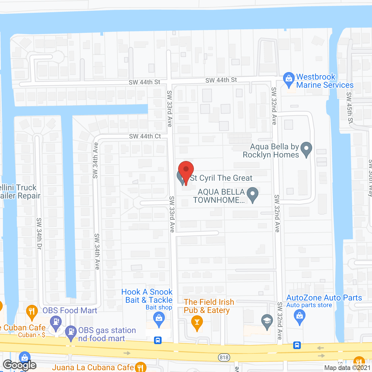 Senior Haven of Dania in google map