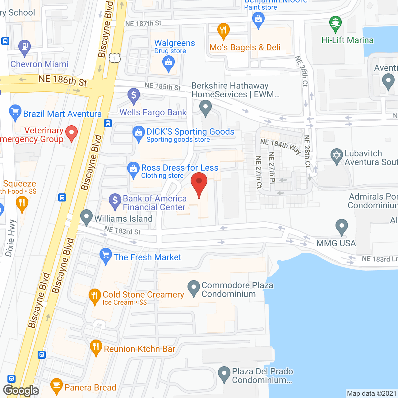 Imperial Club in google map