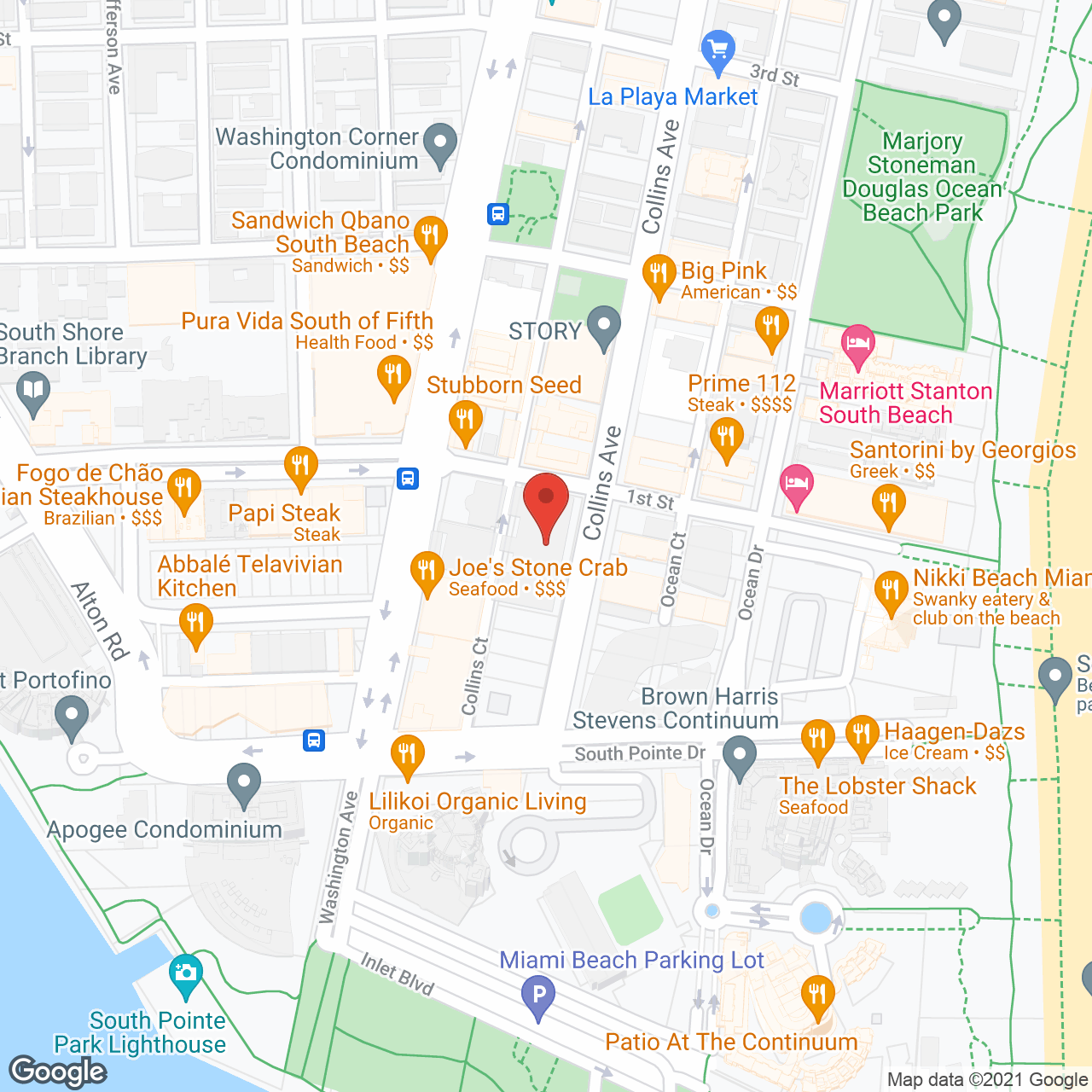 The Sands at South Beach Rehabilitation & Nursing Center in google map