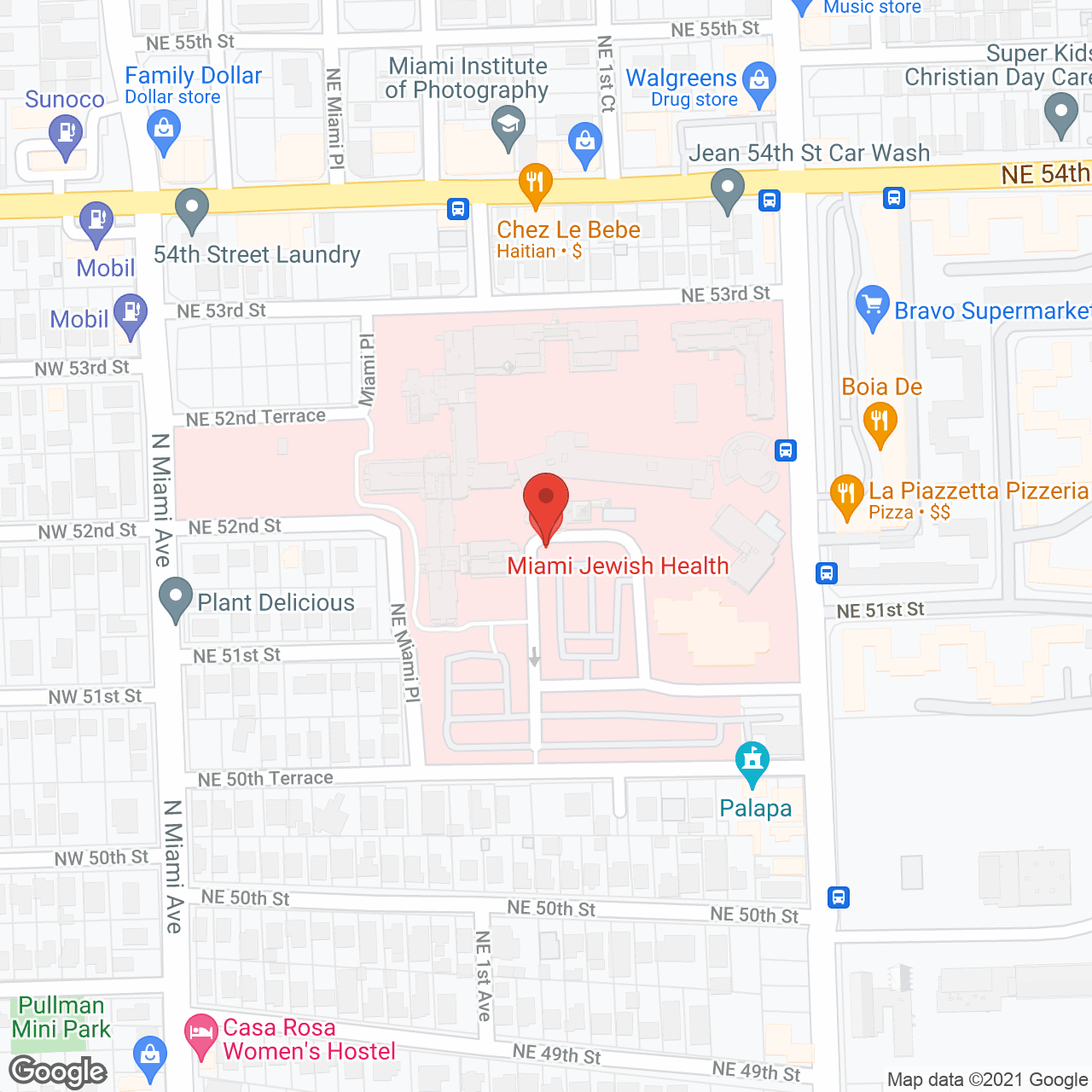 Miami Jewish Home & Hospital for the Aged in google map