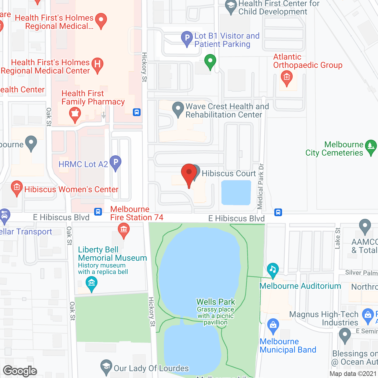 Hibiscus Court in google map