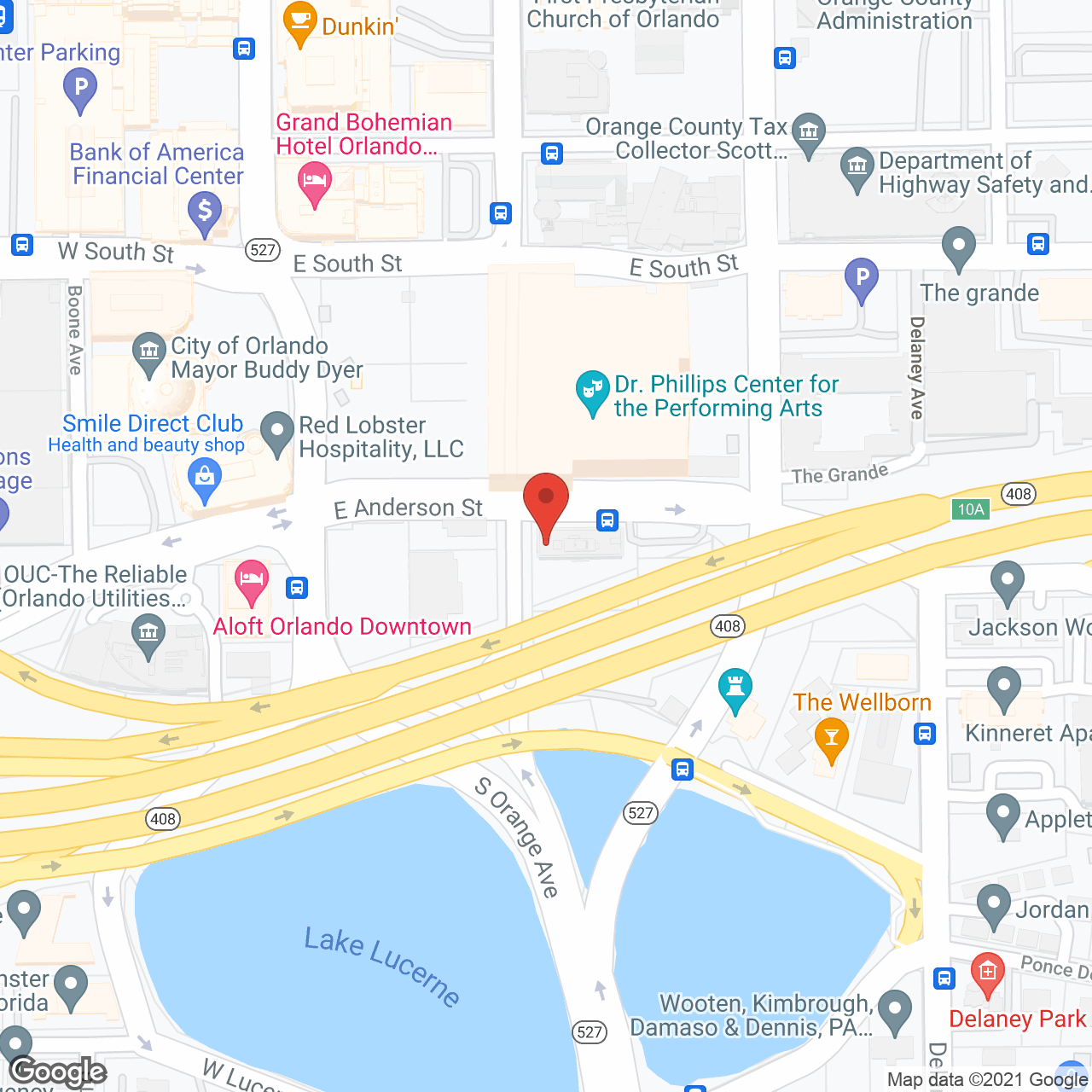 Magnolia Towers in google map
