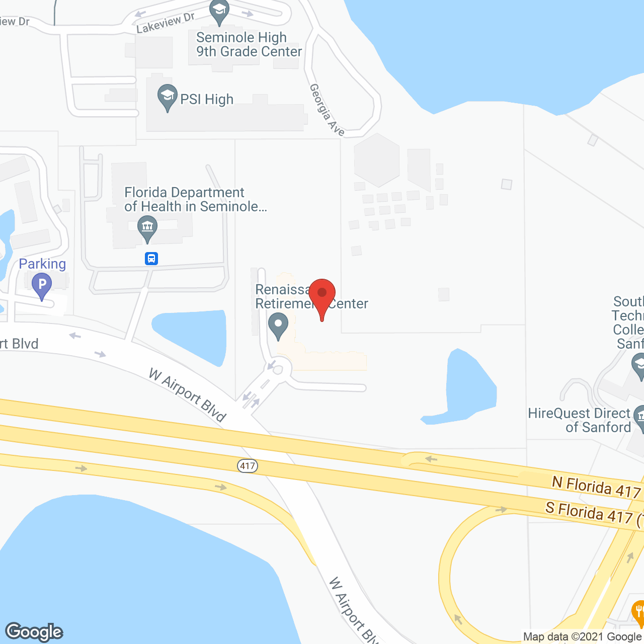 Renaissance Retirement Center in google map