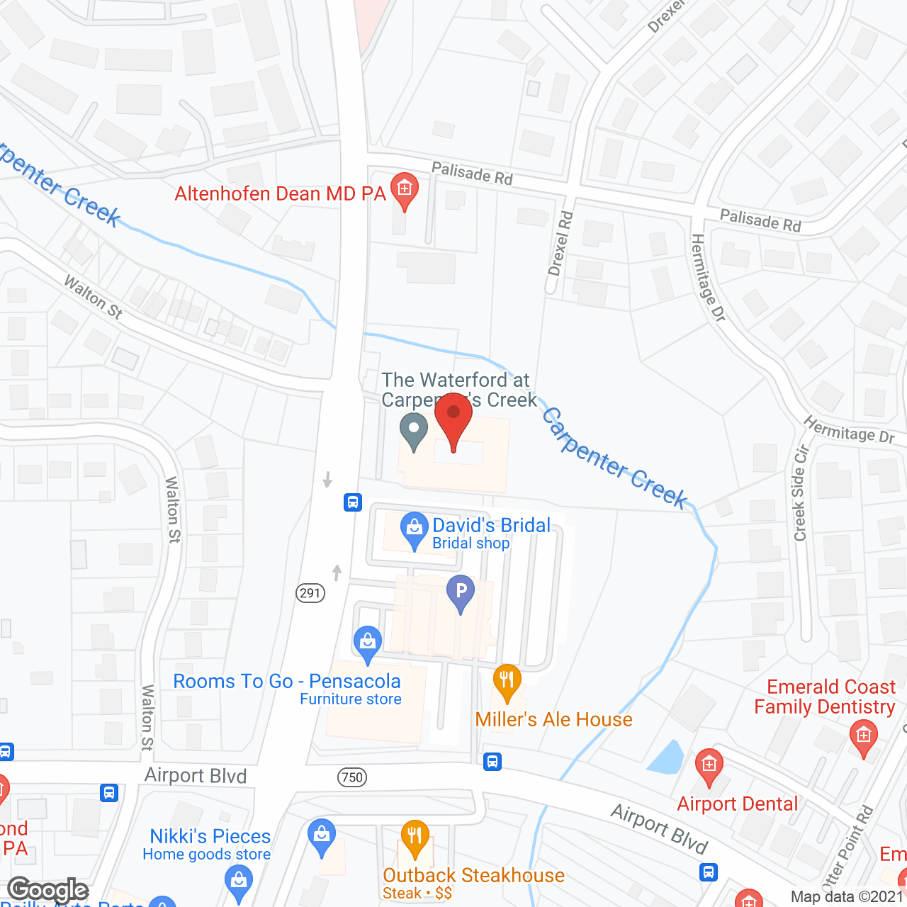 The Waterford at Carpenter's Creek in google map