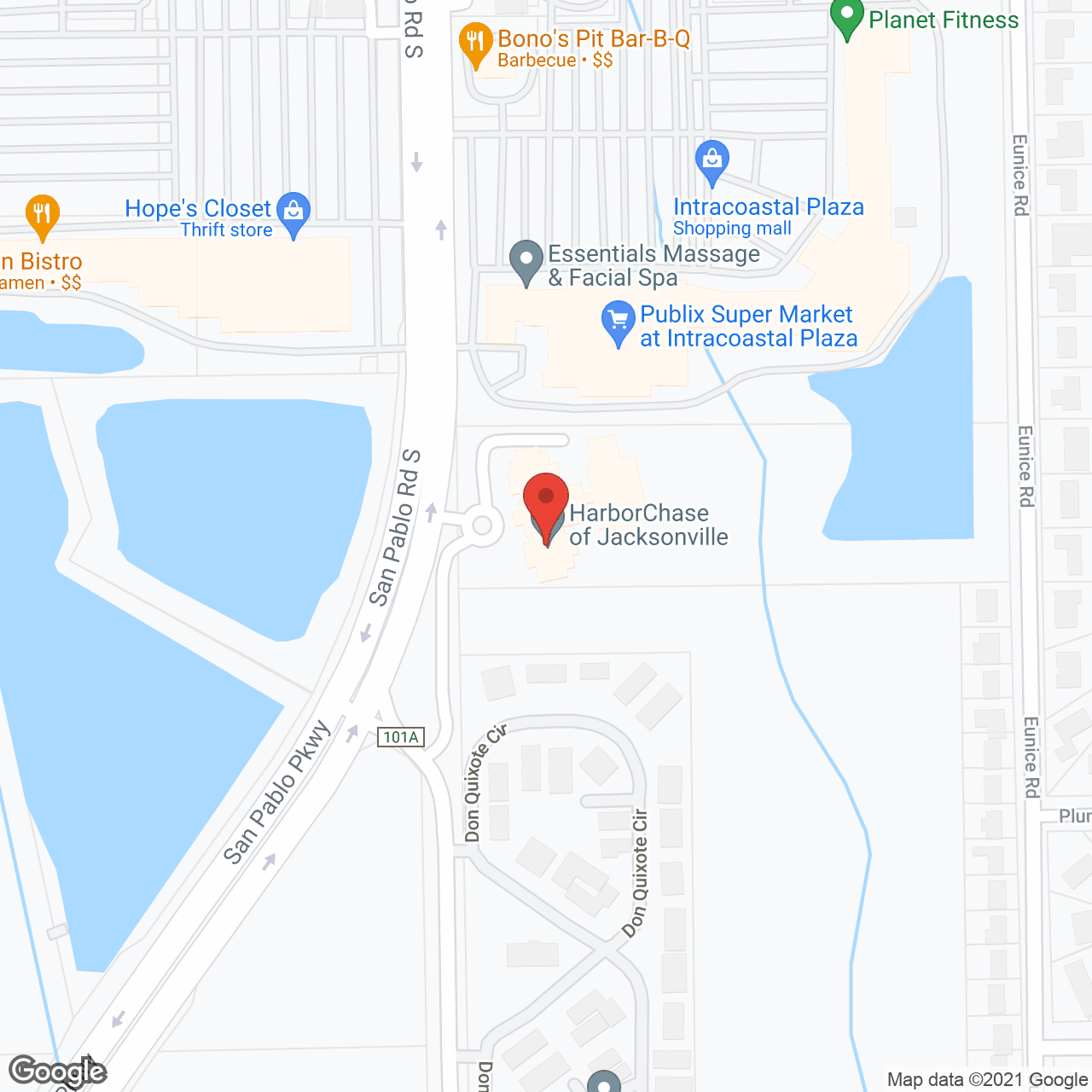 HarborChase of Jacksonville in google map