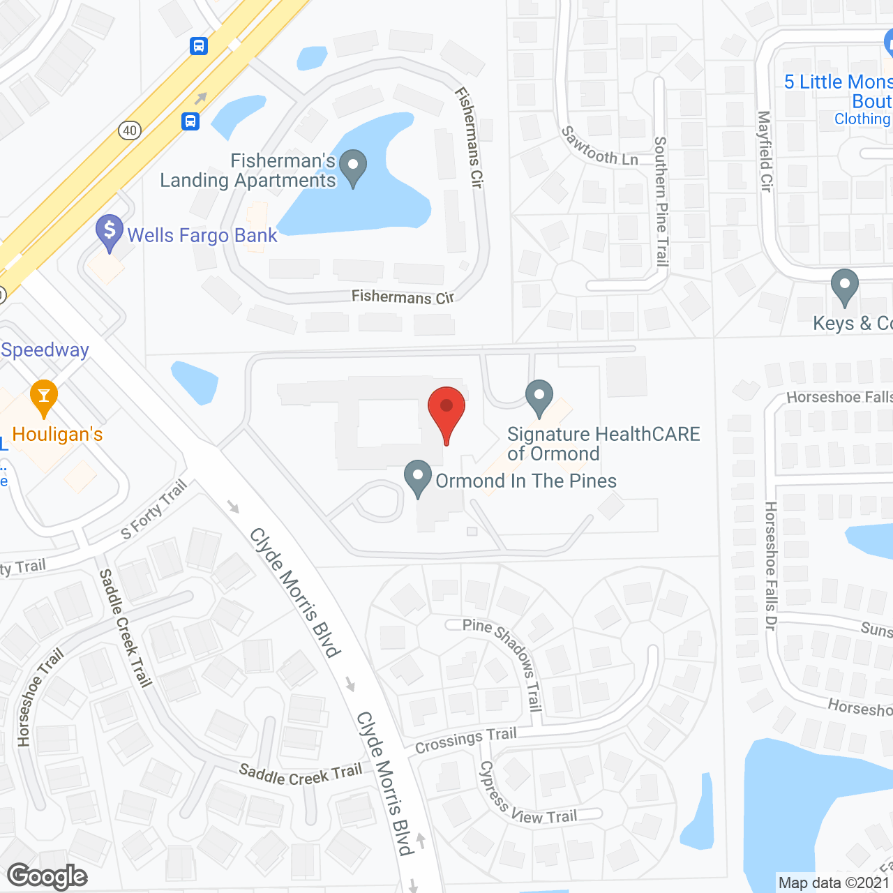 Holiday Ormond In The Pines in google map