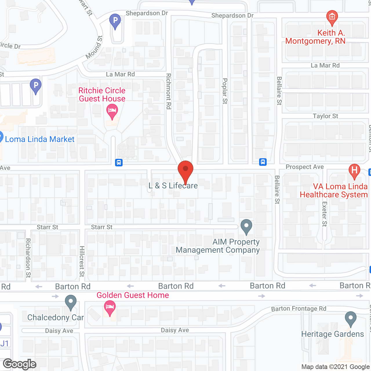 L & S Lifecare in google map