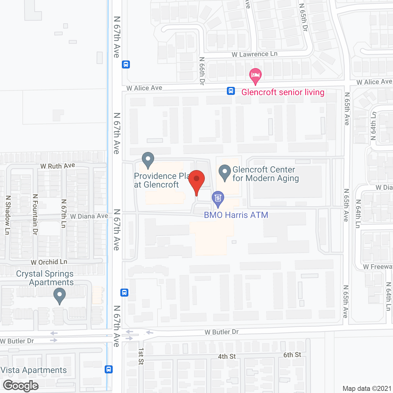 Glencroft in google map