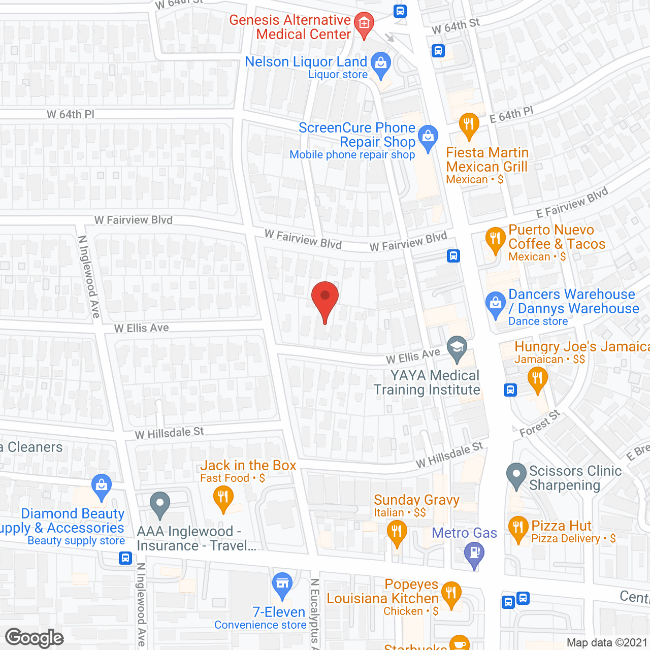 PLD Family Home Care in google map