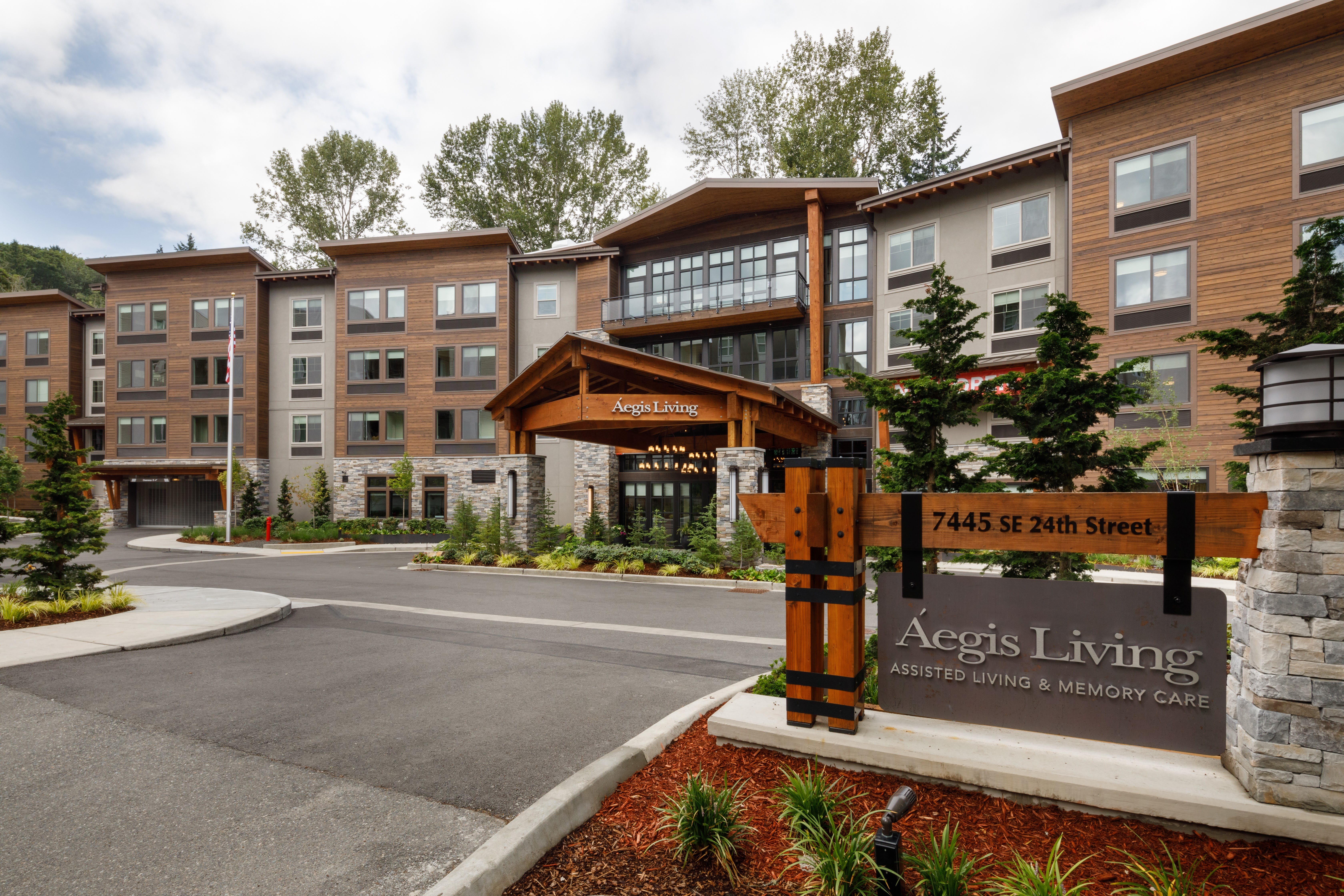 Aegis Mercer Island community exterior