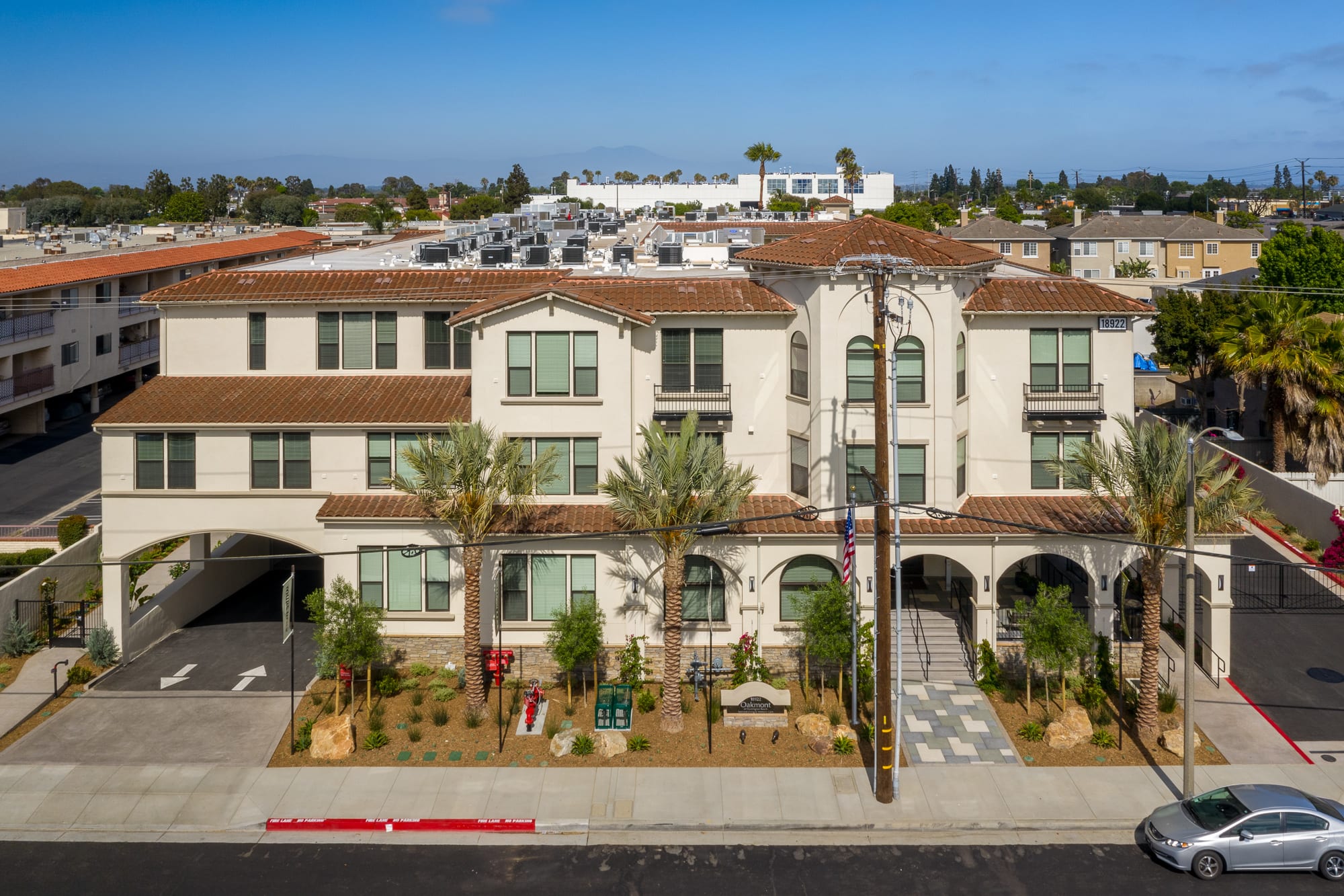 Oakmont of Huntington Beach aerial view of community