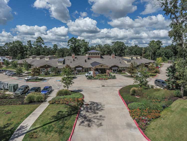 Bristol Park at Conroe aerial view of community