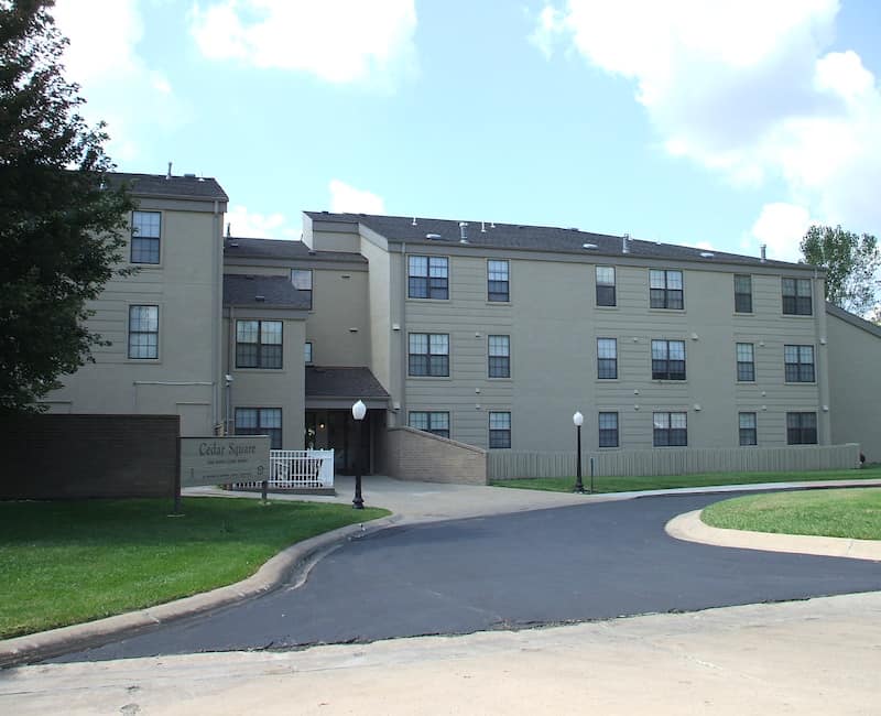 Cedar Square community entrance