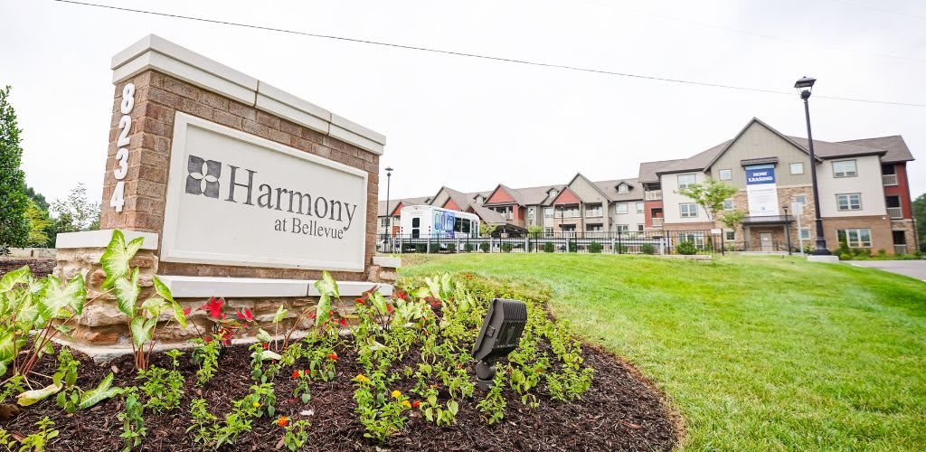 Harmony at Bellevue community exterior
