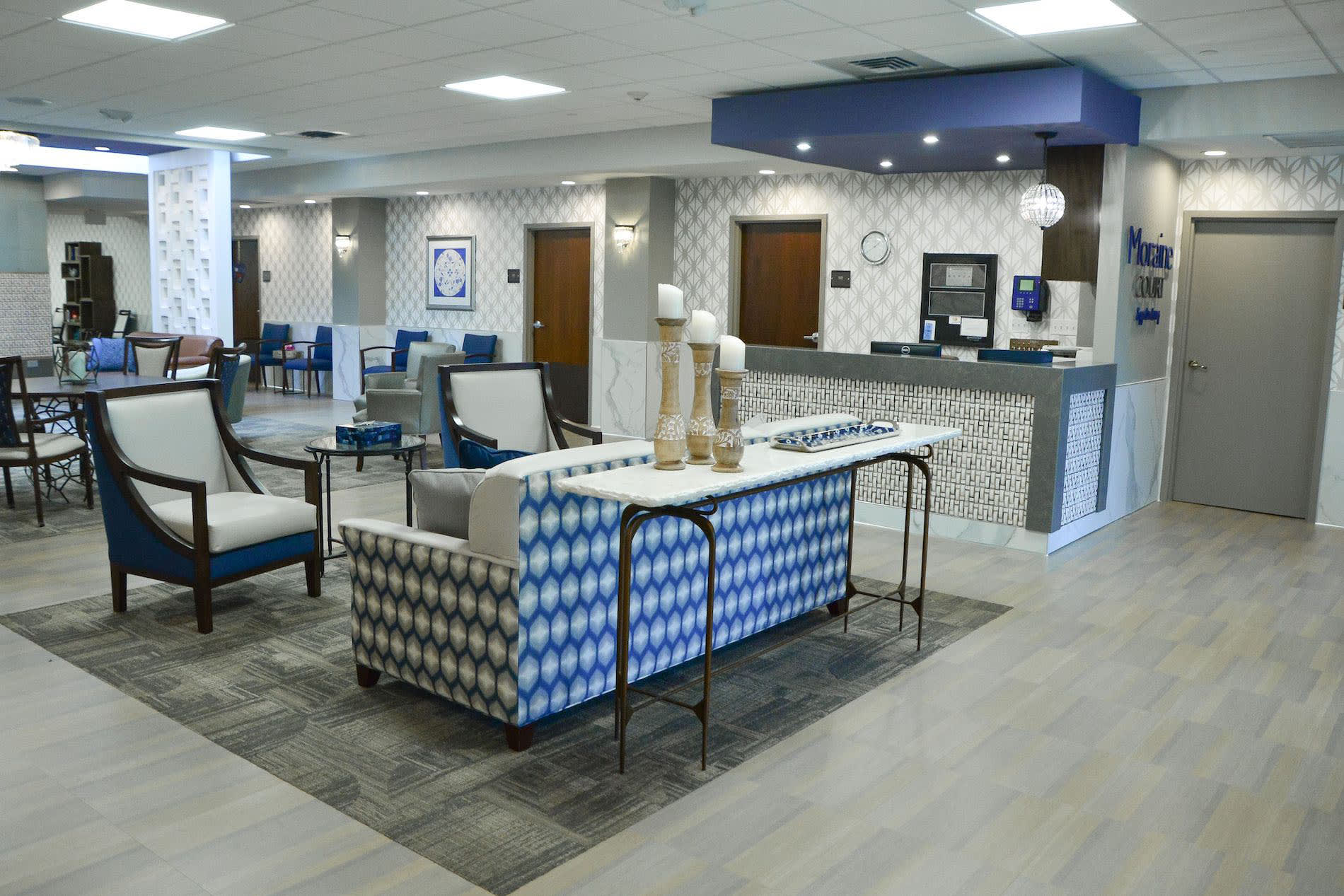 Moraine Court indoor common area