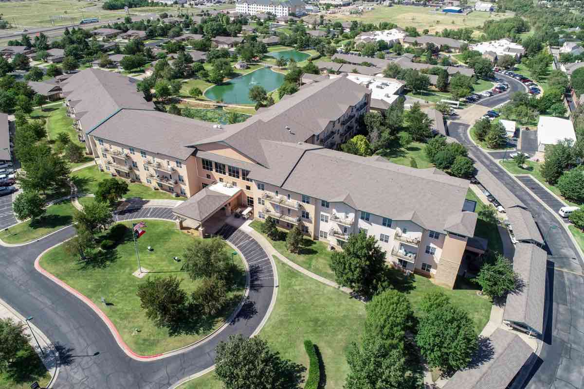 The Craig Senior Living, A Full Service Retirement Campus aerial view of community