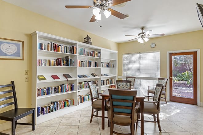 Vibrant Assisted Living library