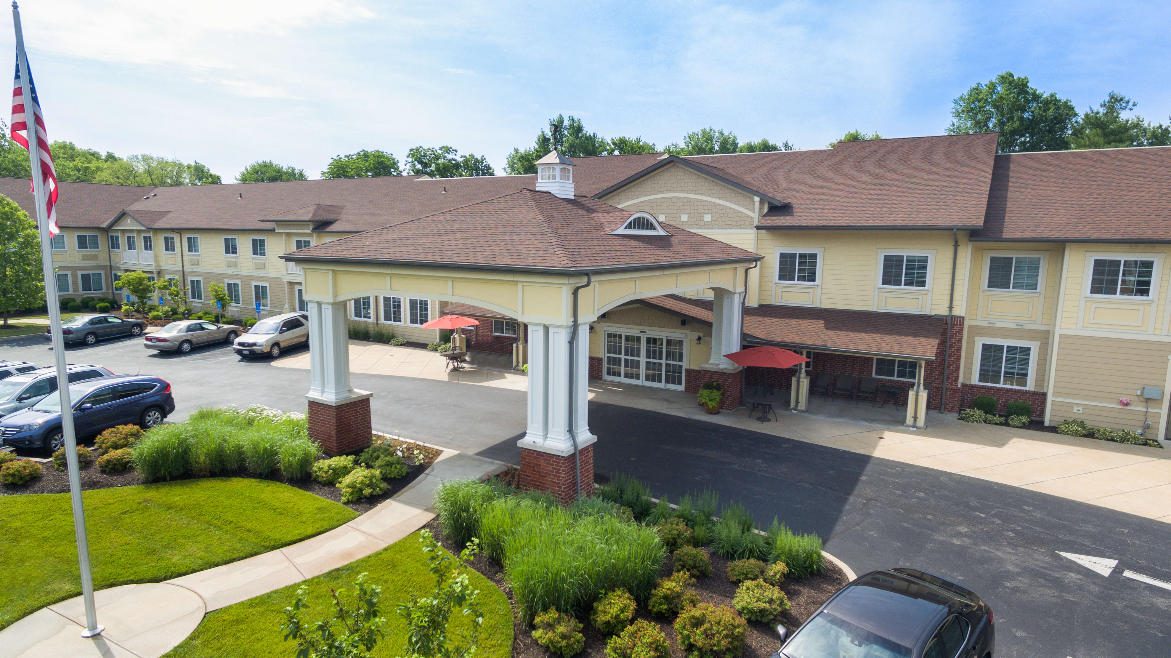 Southview Assisted Living and Memory Care aerial view of community