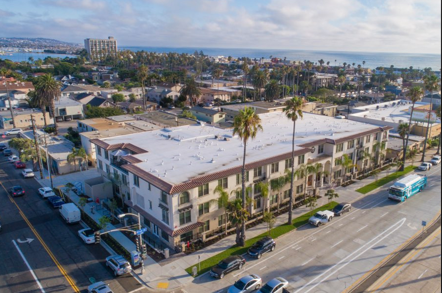 Oakmont of Pacific Beach aerial view of community