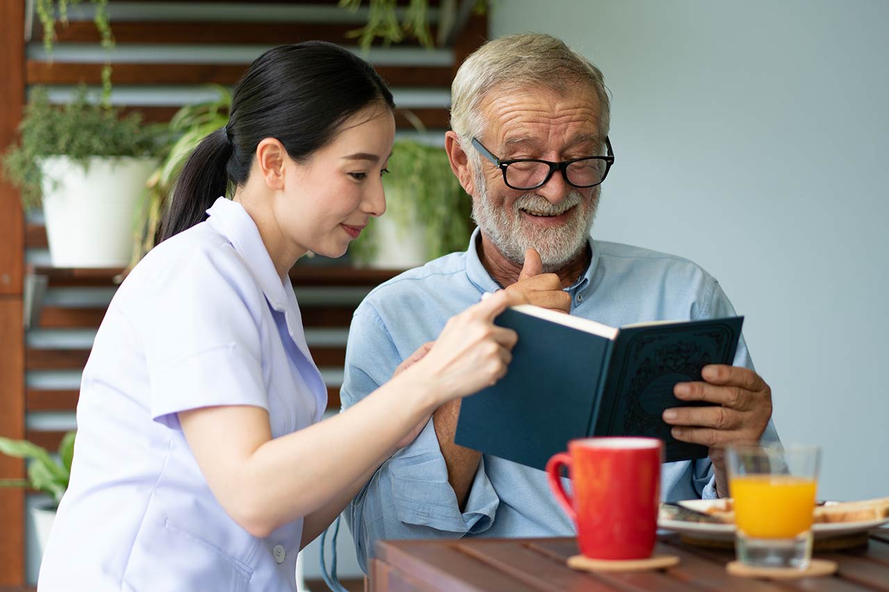 Photo of Seniors Helping Seniors