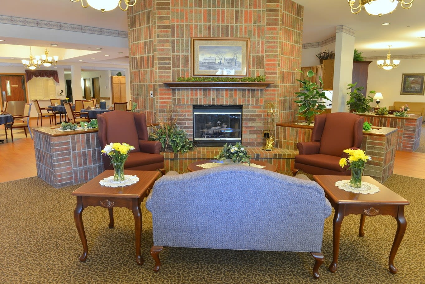 Mt Pleasant Comfort Care indoor common area