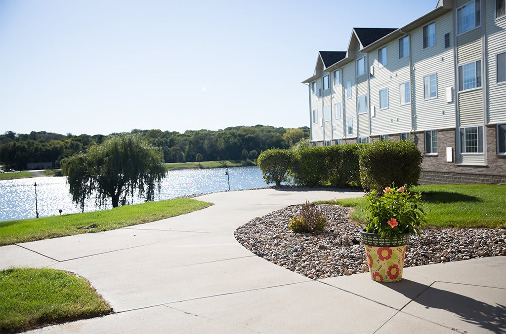 Copper Shores Village outdoor common area