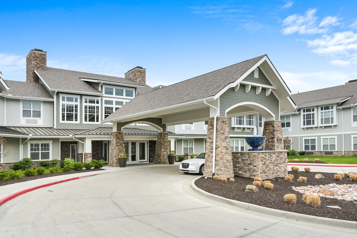 American House Burlington Creek community exterior
