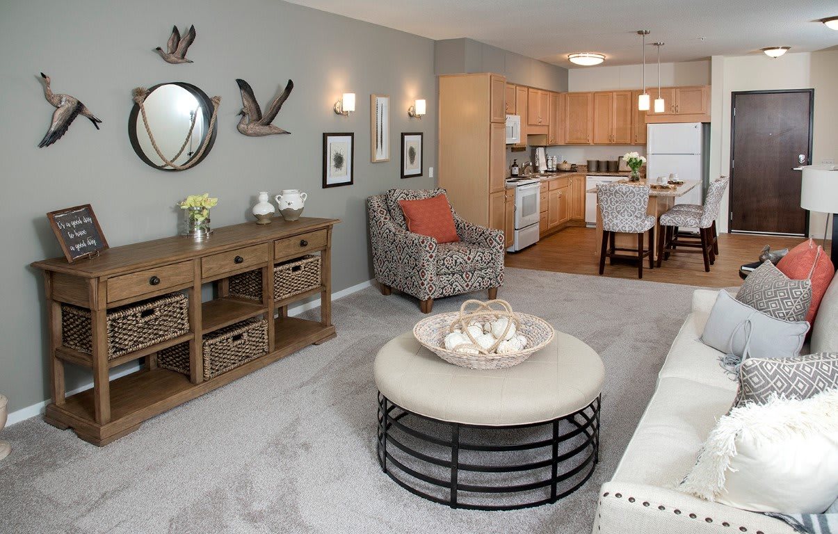 The Legends of Columbia Heights 55+ Living. in unit seating area