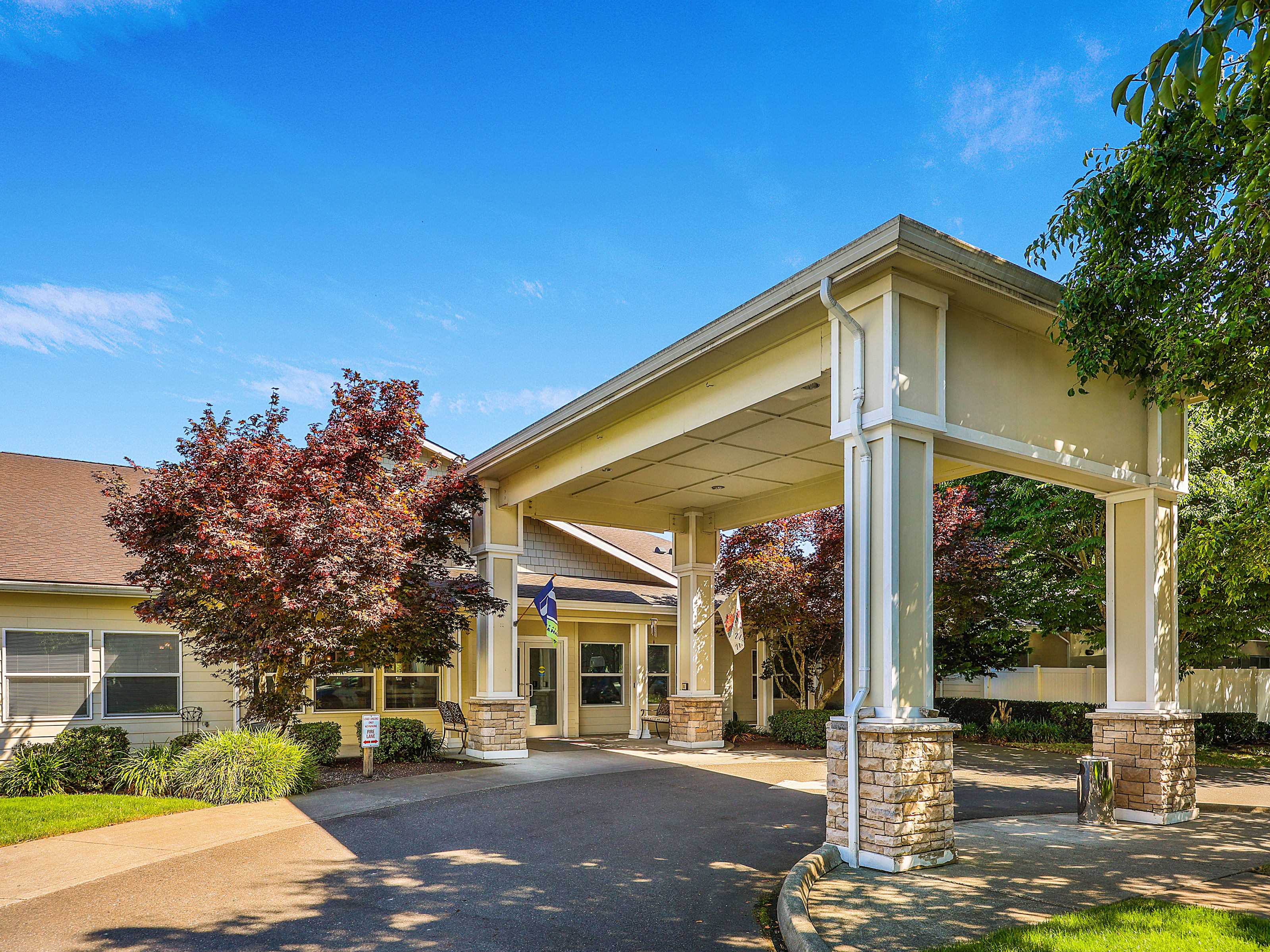 Prestige Senior Living Auburn Meadows community exterior