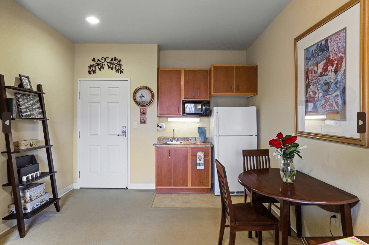 Prestige Assisted Living at Manteca in-unit kitchen