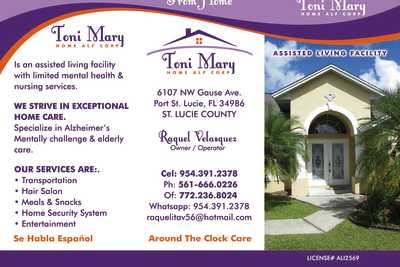 Photo of Toni Mary Home ALF Corp