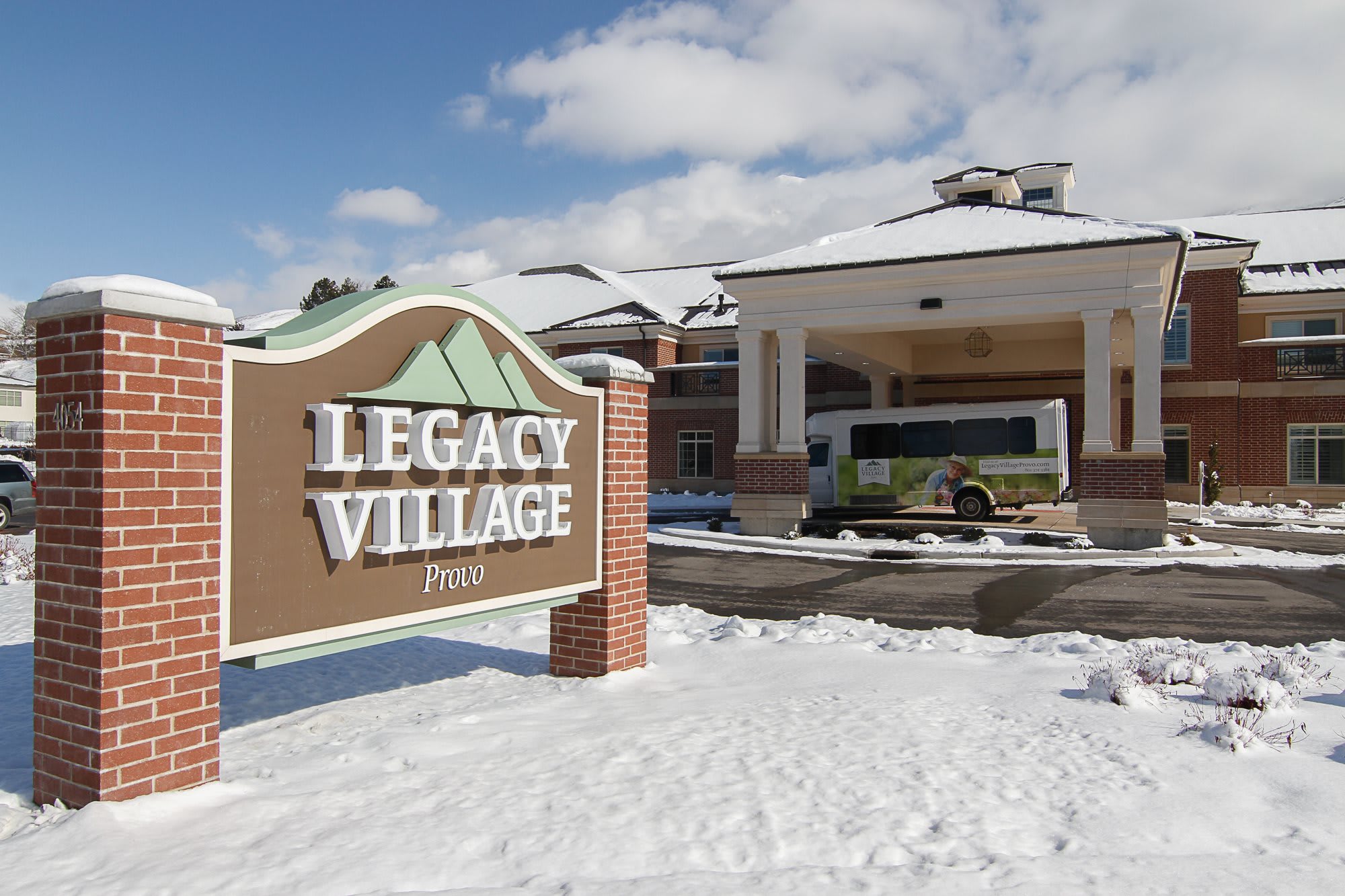 Legacy Village of Provo outdoor common area