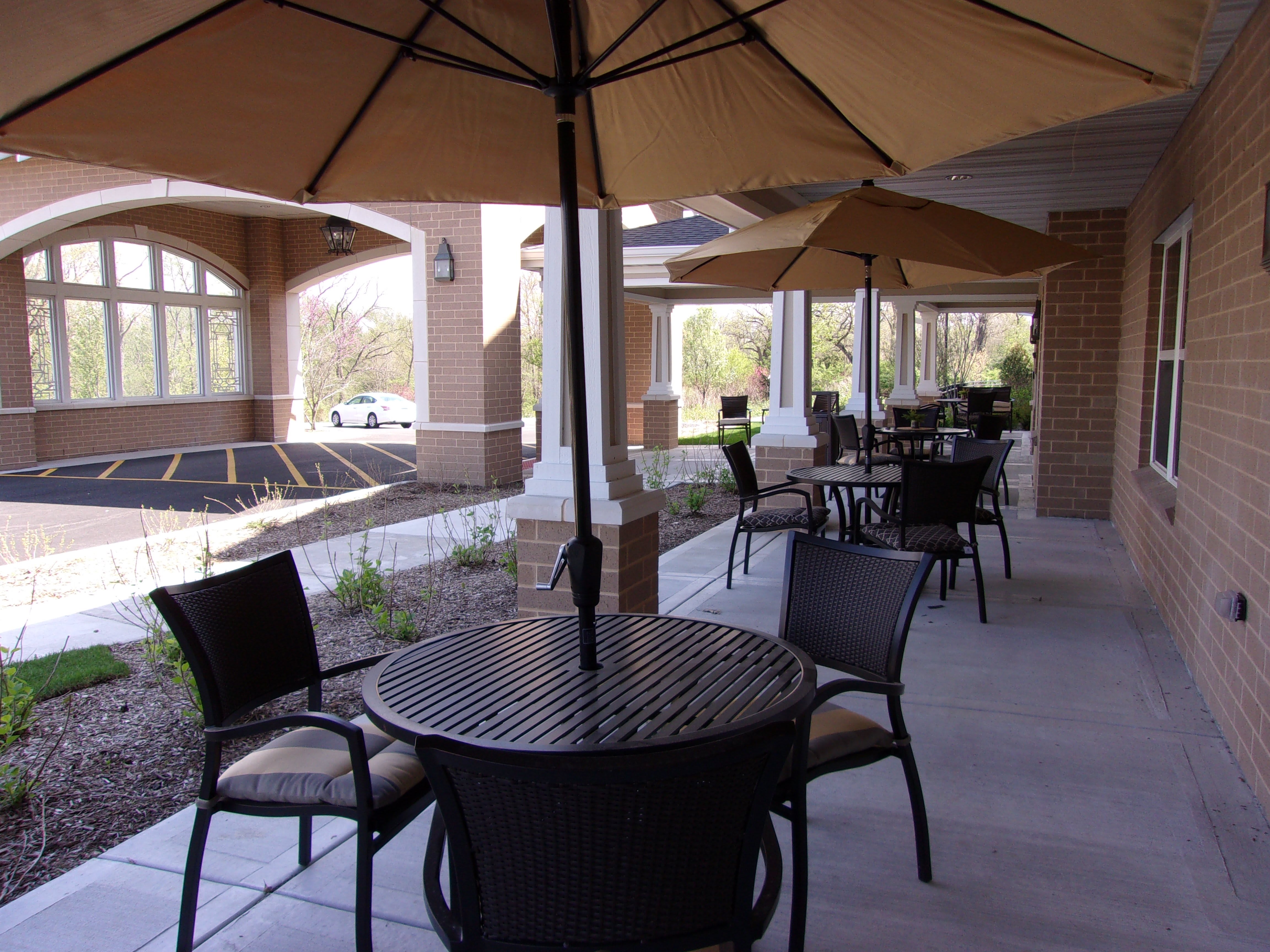 The Whitley patio