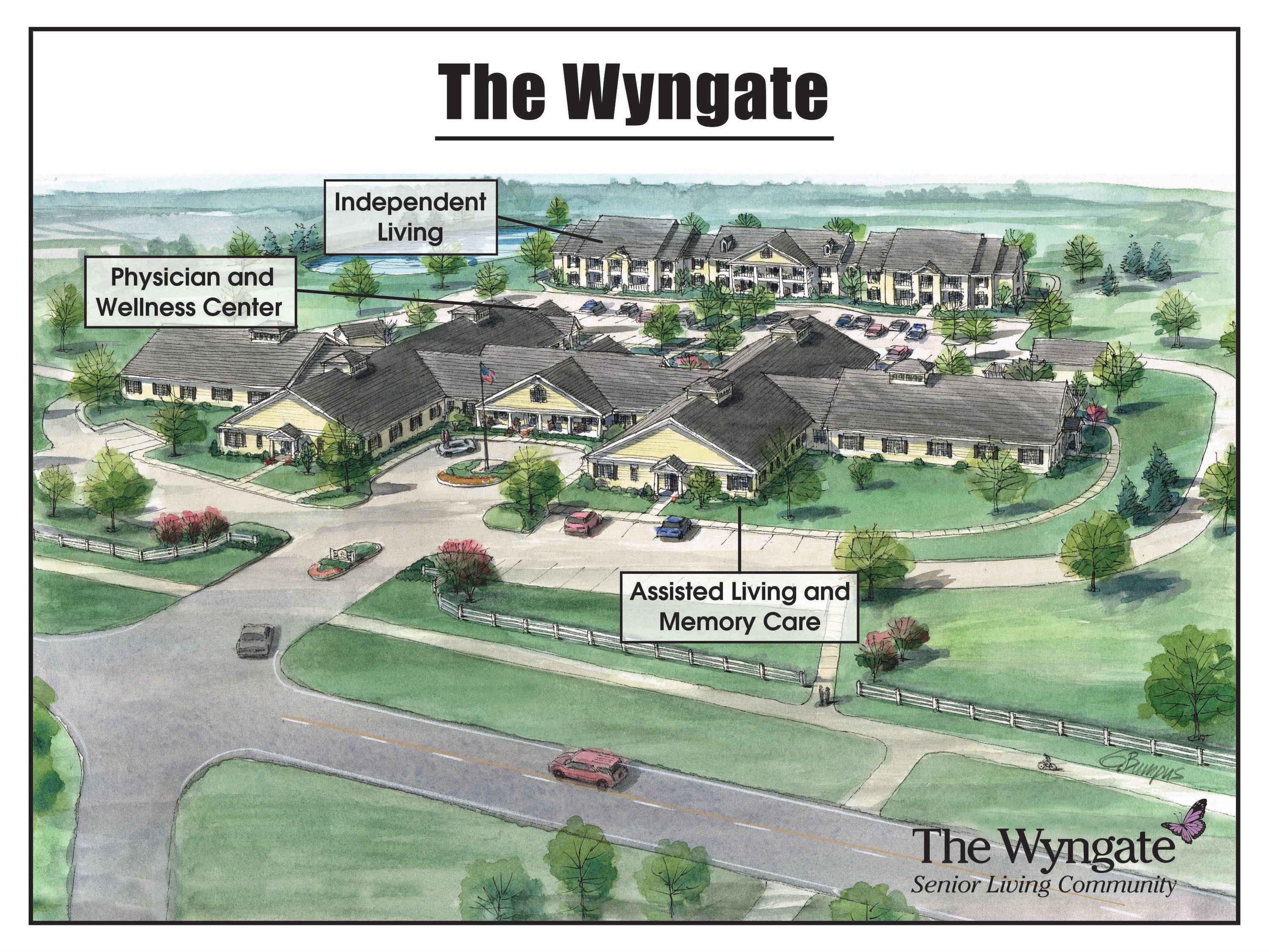 The Wyngate at Circleville community exterior