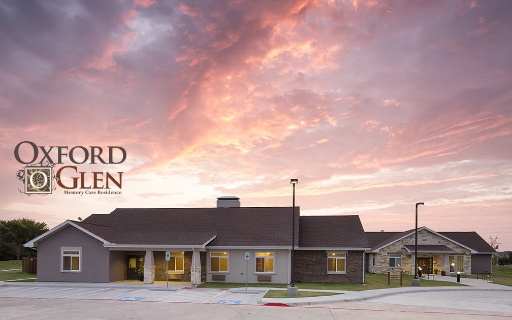 Oxford Glen Memory Care Grand Prairie community exterior