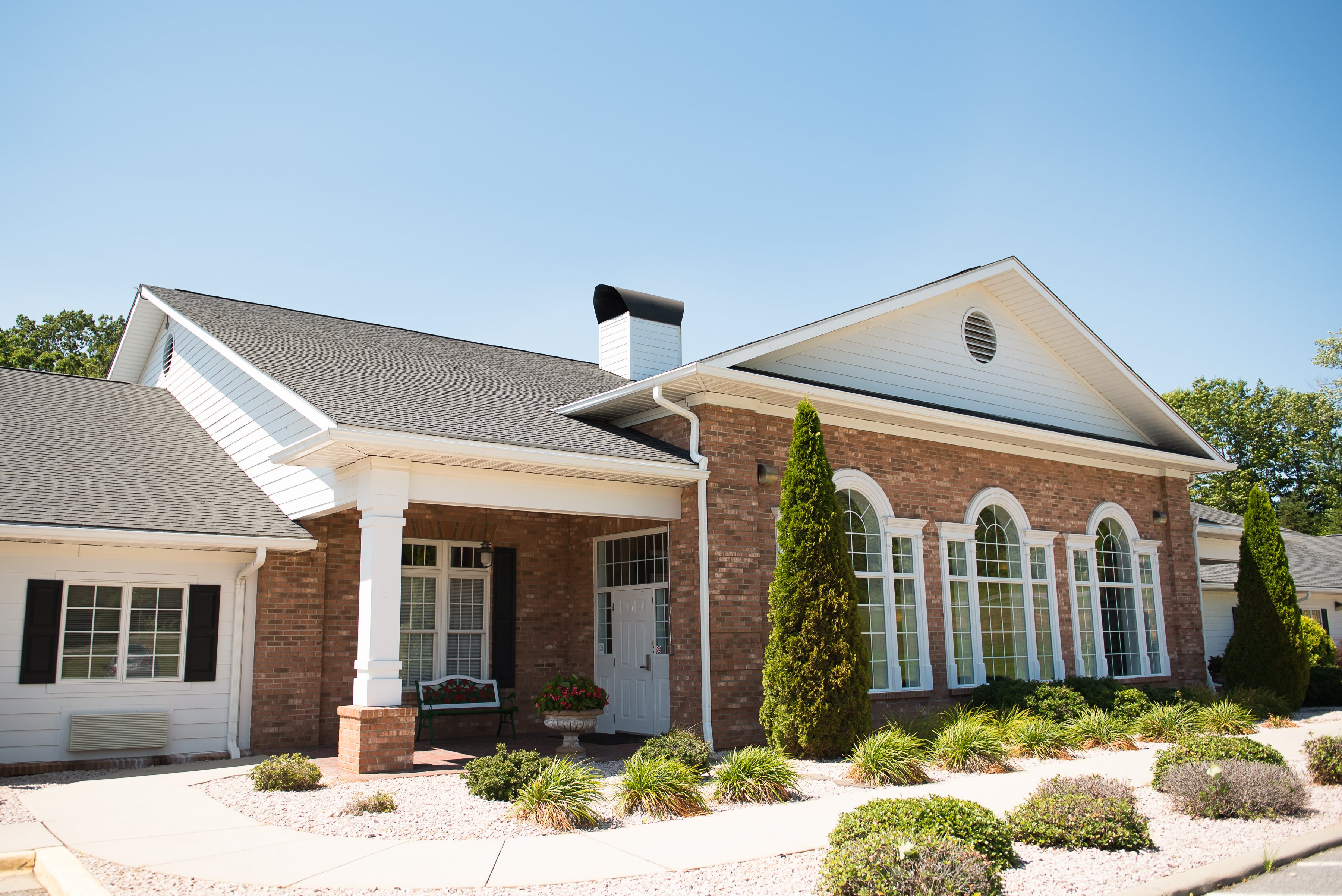 Priddy Manor Assisted Living outdoor common area