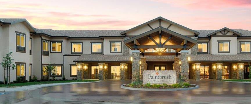 Paintbrush Assisted Living and Memory Support community exterior