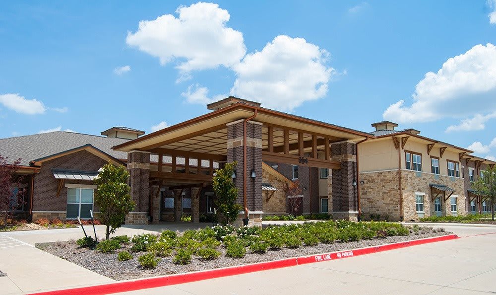 Cedar Bluff Assisted Living and Memory Care community entrance