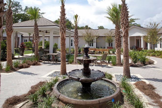 Ortega Gardens Alzheimer's Special Care Center Courtyard