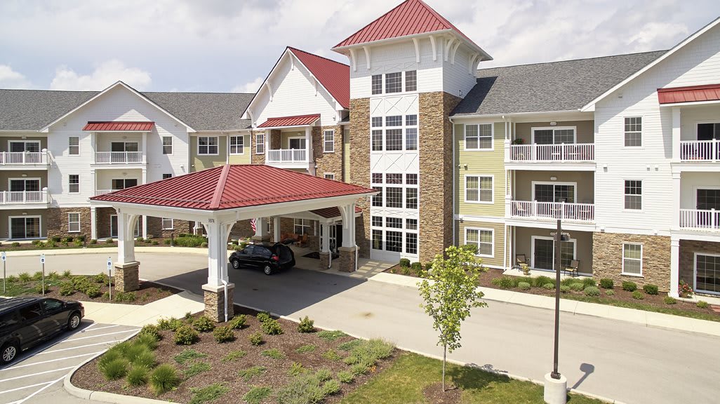 The Reserve at Hamilton Trace aerial view of community