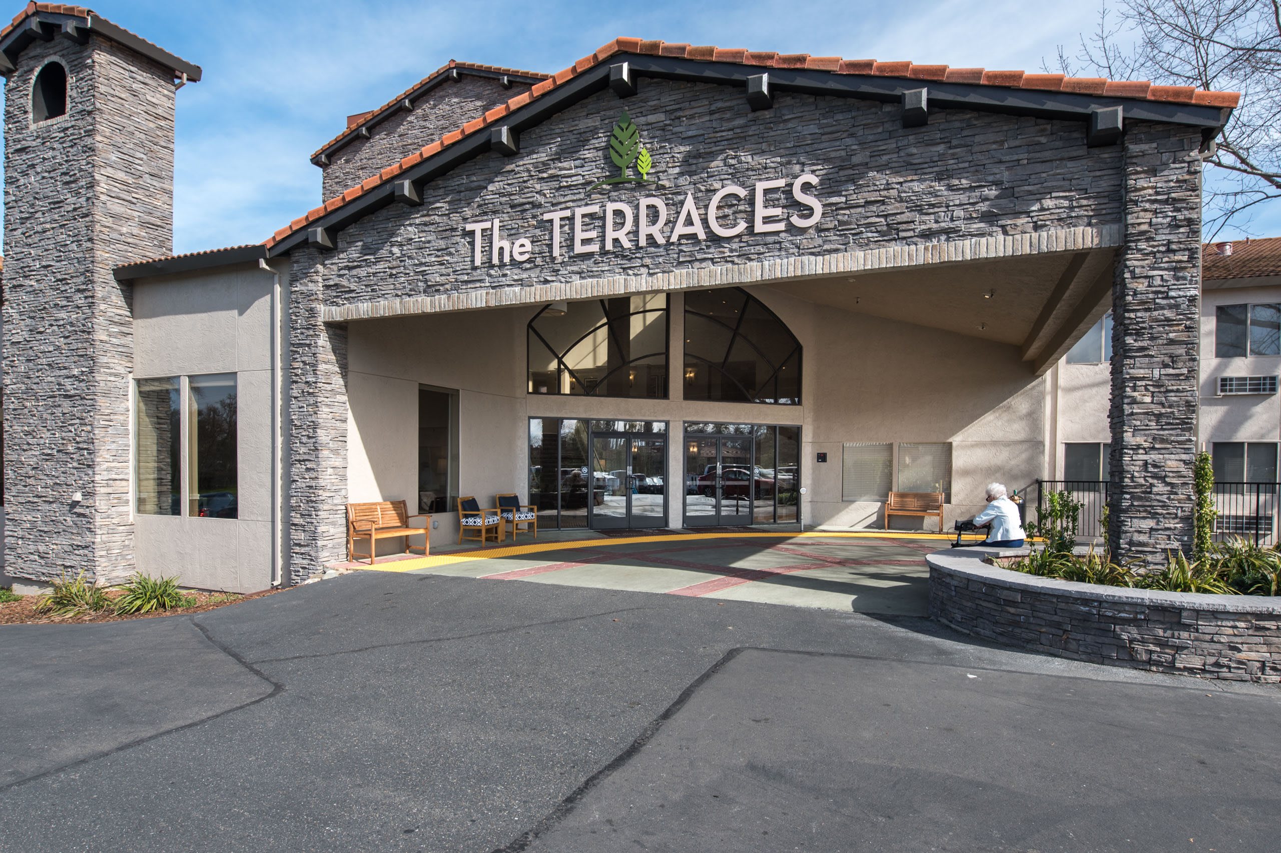 The Terraces of Roseville community entrance