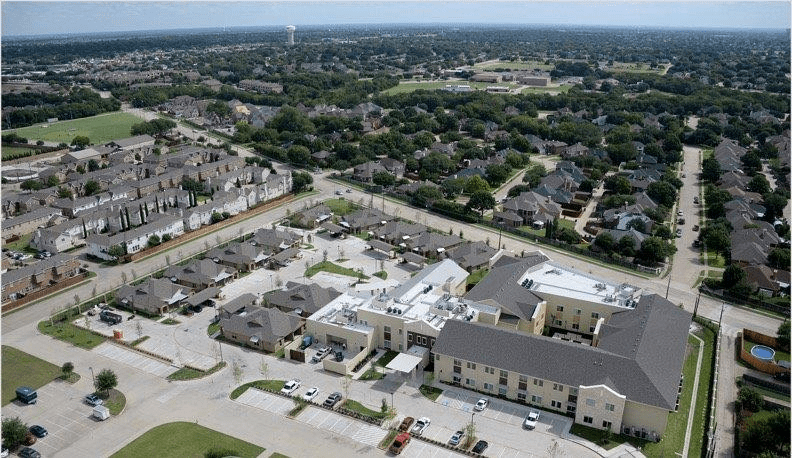 Christian Care Communities and Services-Allen aerial view of community
