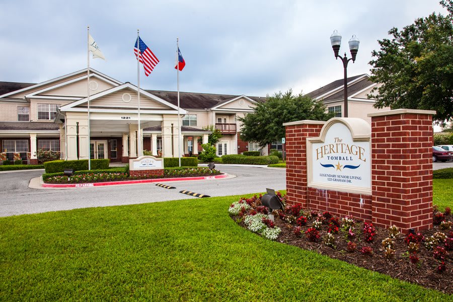 The Heritage Tomball Senior Living community exterior