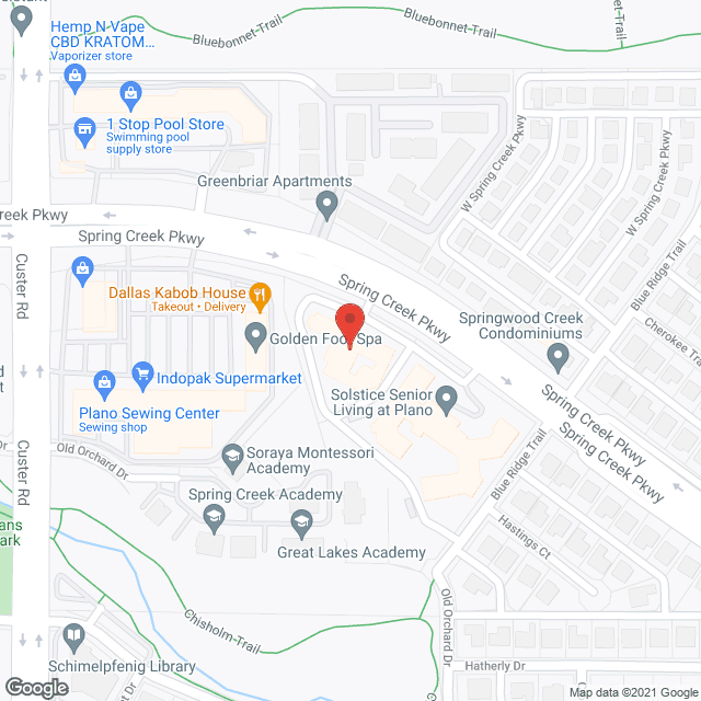 Creekside Alzheimer's Special Care Center DUP in google map