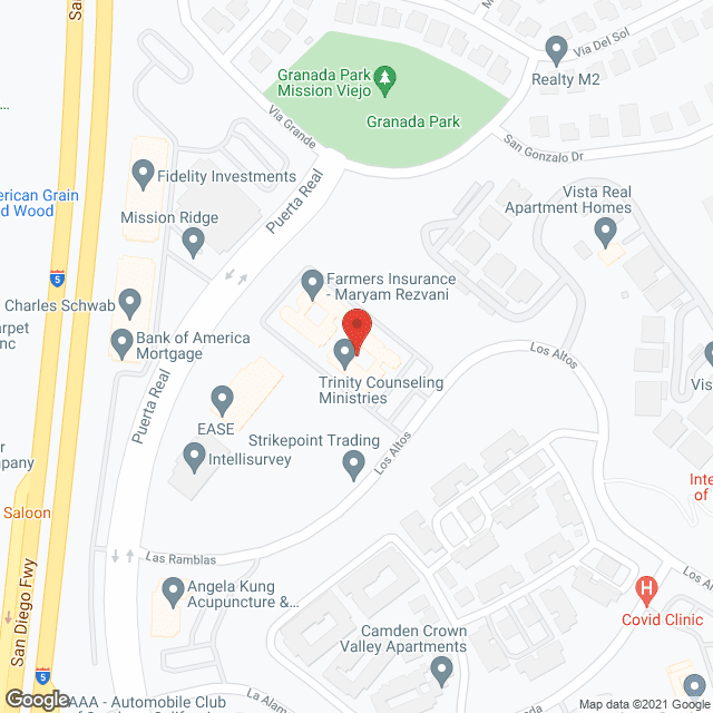 Assisting Hands Home Care of Laguna Hills in google map