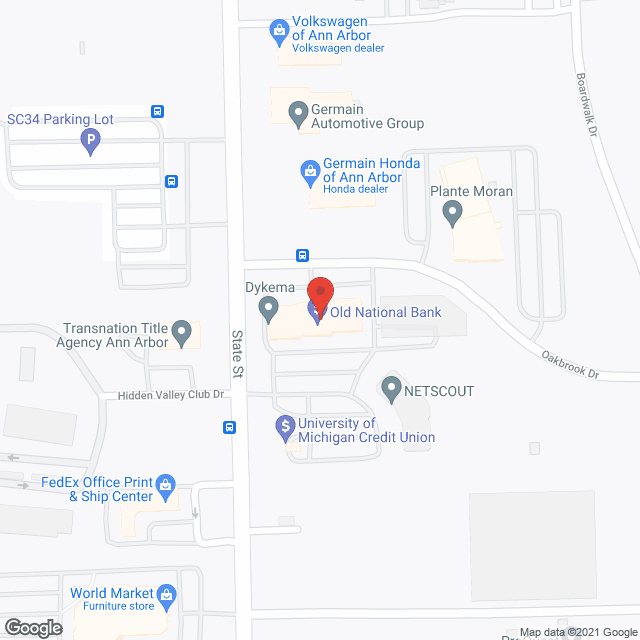 FirstLight Home Care of Ann Arbor, MI in google map
