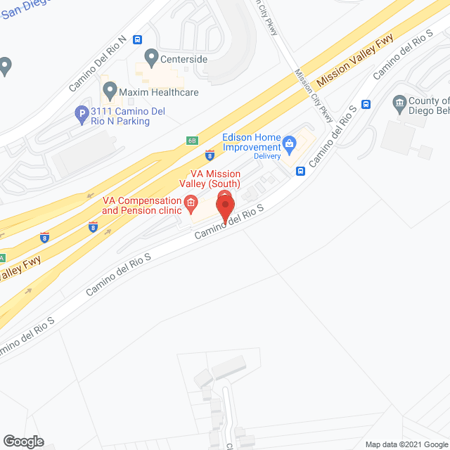 Amada Senior Care of San Diego, CA in google map